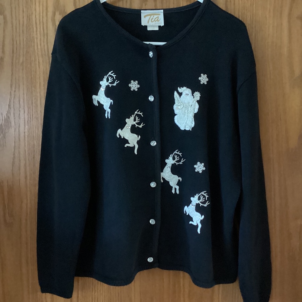 Tia Christmas Cardigan